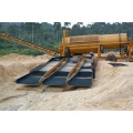 Mexico 120TPH Alluvial Ore Vibrating Placer Gold Separator Sluice Box